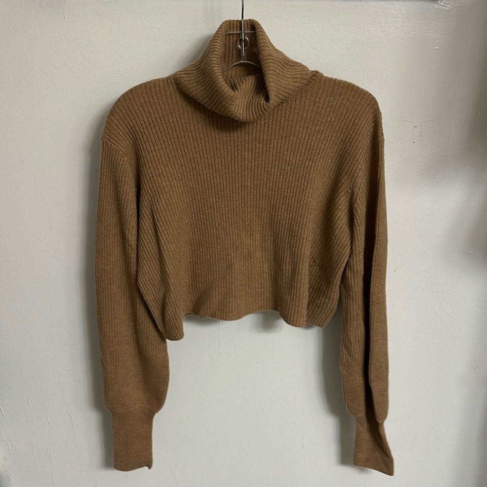 Reformation Turtleneck Cropped Sweater